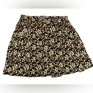 Urban Outfitters Floral Button Front Skirt